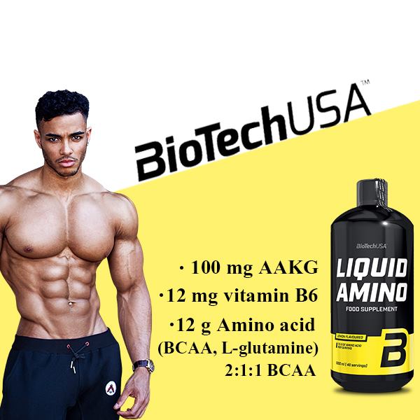 Thành phần của Liquid Amino BiotechUSA