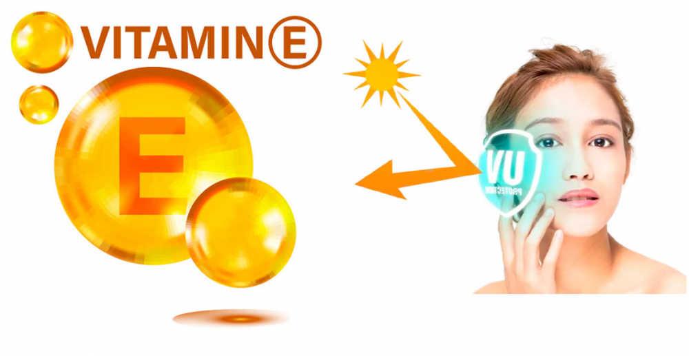 Vitamin E chống lại tia UV