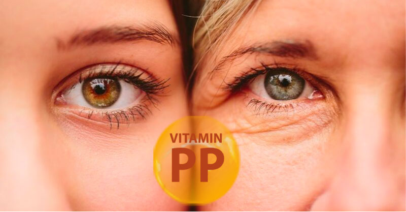 Vitamin PP giúp giảm nếp nhăn