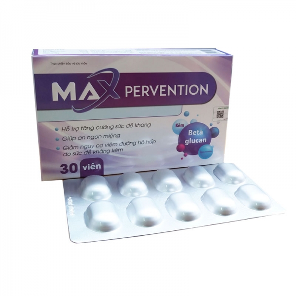 Maxpervention - Viên uống gia tăng sức đề kháng