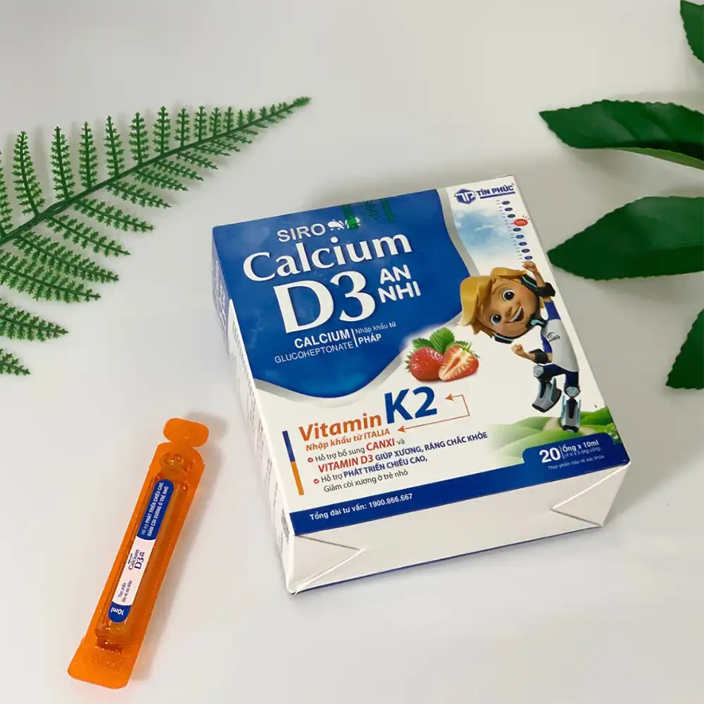 SIRO CALCIUM D3 AN NHI – Hỗ trợ giúp xương chắc khỏe, phát triển chiều cao - 2